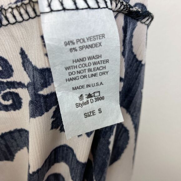 Red Lolly Mini A-Line Dress Size S Black Tan Off the Shoulder 3/4 Bell Sleeve - Picture 4 of 6